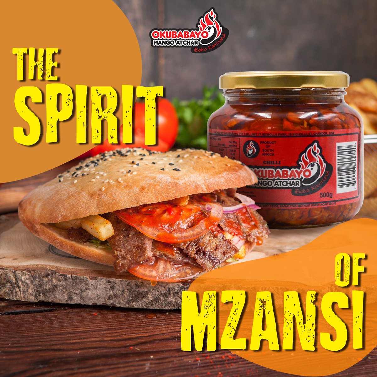 okubabayo's tweet photo. Taste the spirit of mzansi! π€€
β: +27 10 312 5004
π§: info@okubabayo.co.za
π: https://t.co/bbM4jzQUHI
π‘: Unit 17 Nicholls Park, 19 Nicholls Street, Chamdor, South Africa, 1754
#AtcharGuys #Mango #Atchar https://t.co/XtW0aoi0Vc