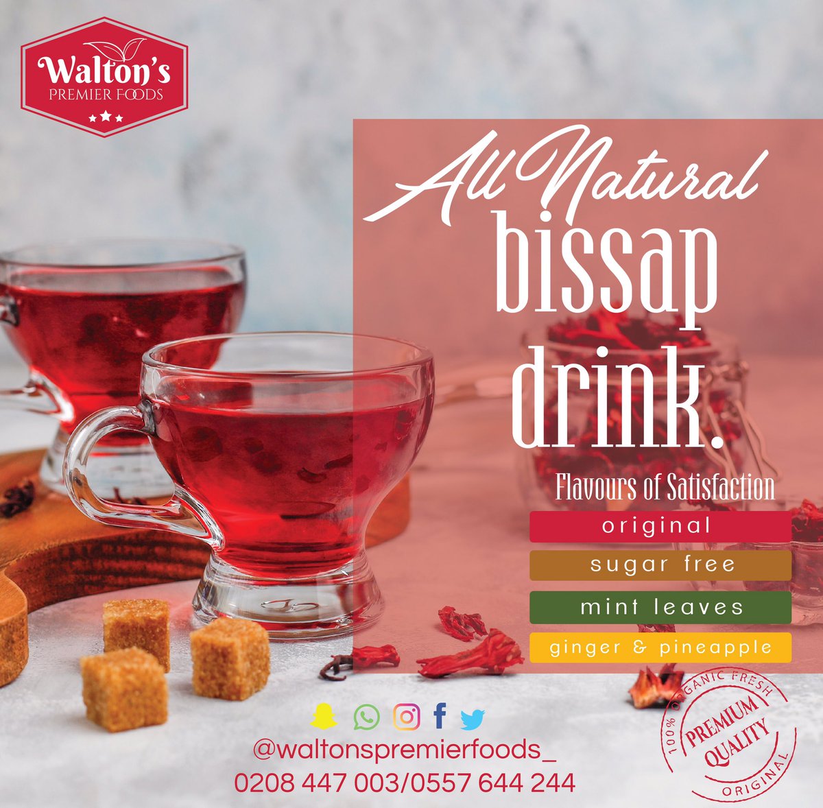 naa_is_naa's tweet photo. Hi Tweeps, This is my new hustle, kindly support, retweet and patronize. 
Flavors come in Cinnamon, Pineapple &amp; Ginger, Prekese, Mint, Original and Sugar free. 
My bissap lovers, I beg show me love wait! 
Just call: 0557 644244 or 0208 447 003. ❤️ https://t.co/2tJ5vyWeI5