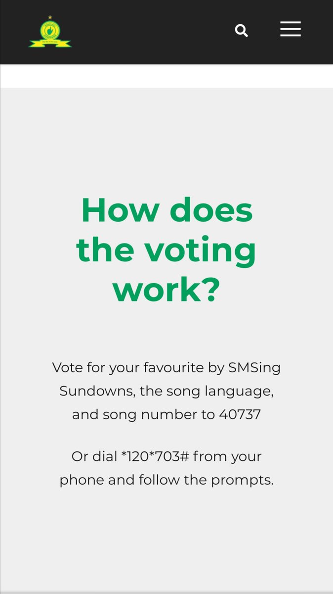 ValueMeatBraai's tweet photo. Morning.... Lets Kindly Show some love and Support to our Very own @mrchillaxsa

Voting lines are now open till 29 July

Please Sms :

Sundowns SWA 2 to 40737

Sundowns SWA 5 to 40737

Sundowns SWA 6 to 40737

Sms Only Charges R1.50 per Sms 

#SingWithSundowns https://t.co/b1S5pGAnkd