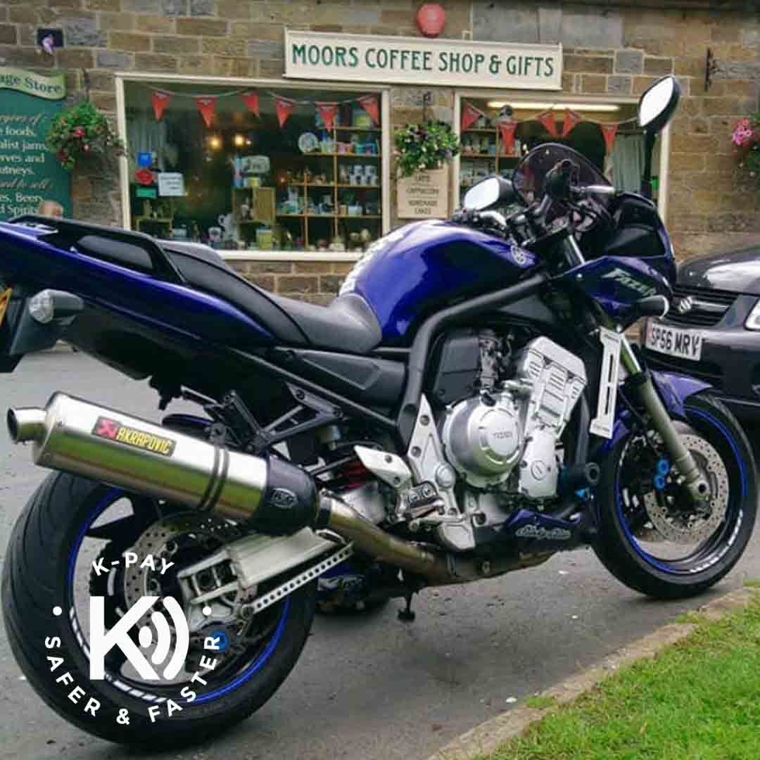 KpayWearables's tweet photo. Struggle to get your card or phone out of your pocket, to pay for your coffee a when you're out riding?  Help is here... use a K-pay bracelet or key fob and you're always ready to pay. No charging required. Just tap and go. 

#contactless  #bikingaccessories #giftsforhimandher https://t.co/yA1KBg30Io