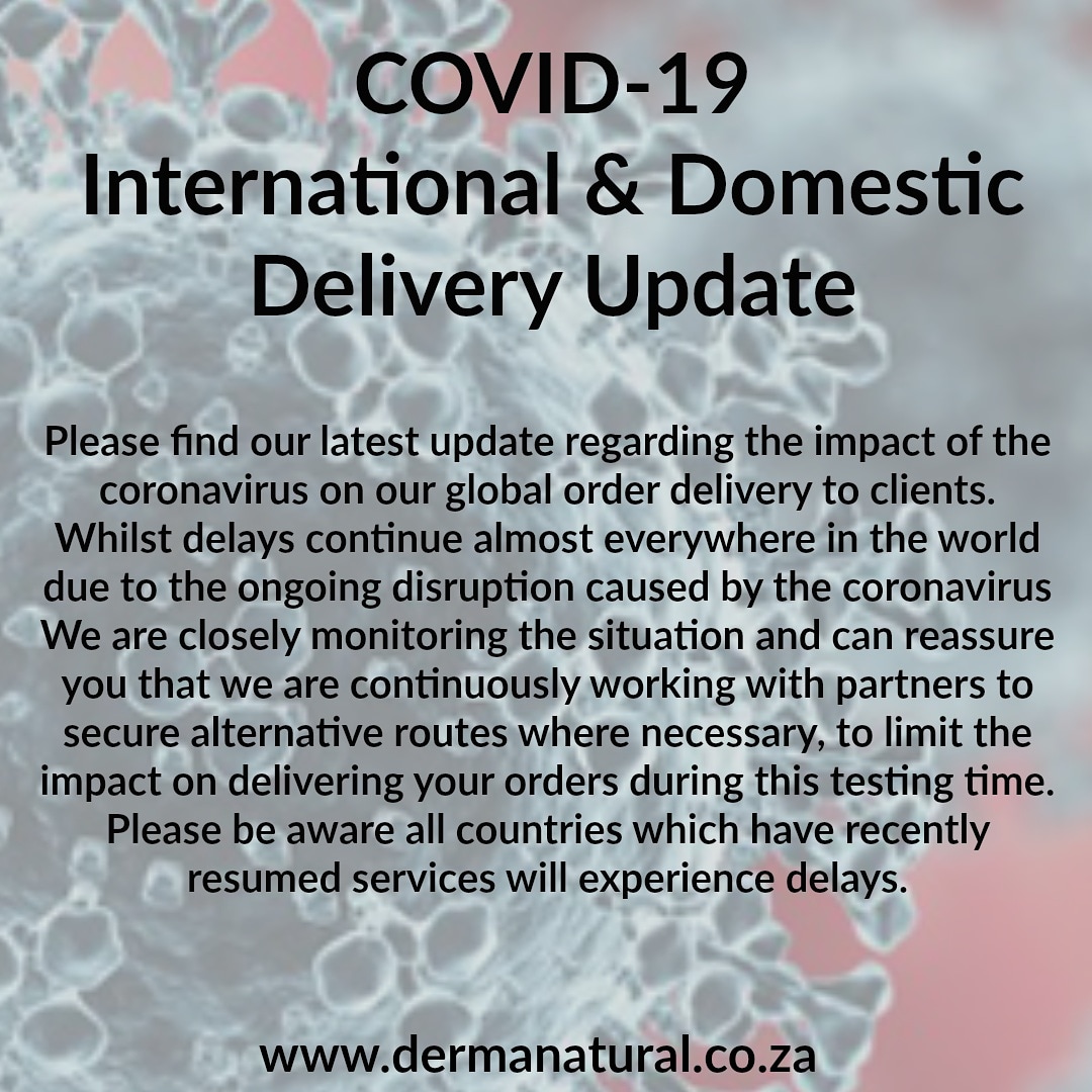 dermanaturalsa's tweet photo. 📢✍Covid-19 International &amp; Domestic Delivery Update✍📢
#delayed #international&amp;domestic #Natural #EcoFriendly #Biodegradable #Vegan #Sustainable #EcoFriendlyPackaging #Ecopaws🐾 https://t.co/WGhQ3uCoSR