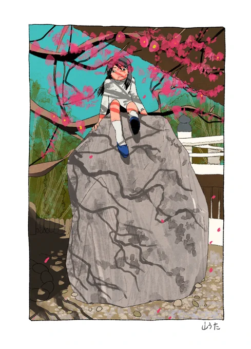 #絵をモノクロにするとかっこいい 