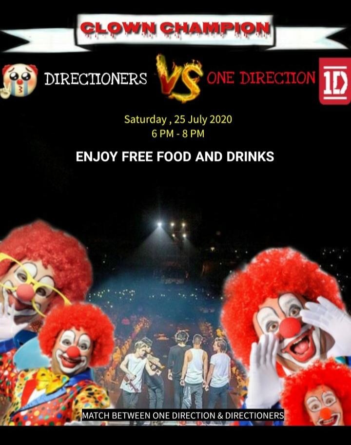 gizcawinata7's tweet photo. WELCOME EVERYONE!!!!

One Direction Vs Directioners

#10YearsOf1D 
#10YearsOfOneDirection
#1DecadeOfOneDirection 
#1DecadeWith1D 
#1DWeek 
#InfinityLeaked 
#DIRECTIONERSBREAKTHEINTERNET 
#10yearsofdirectioners
#directionersday https://t.co/iHHXh0cai2