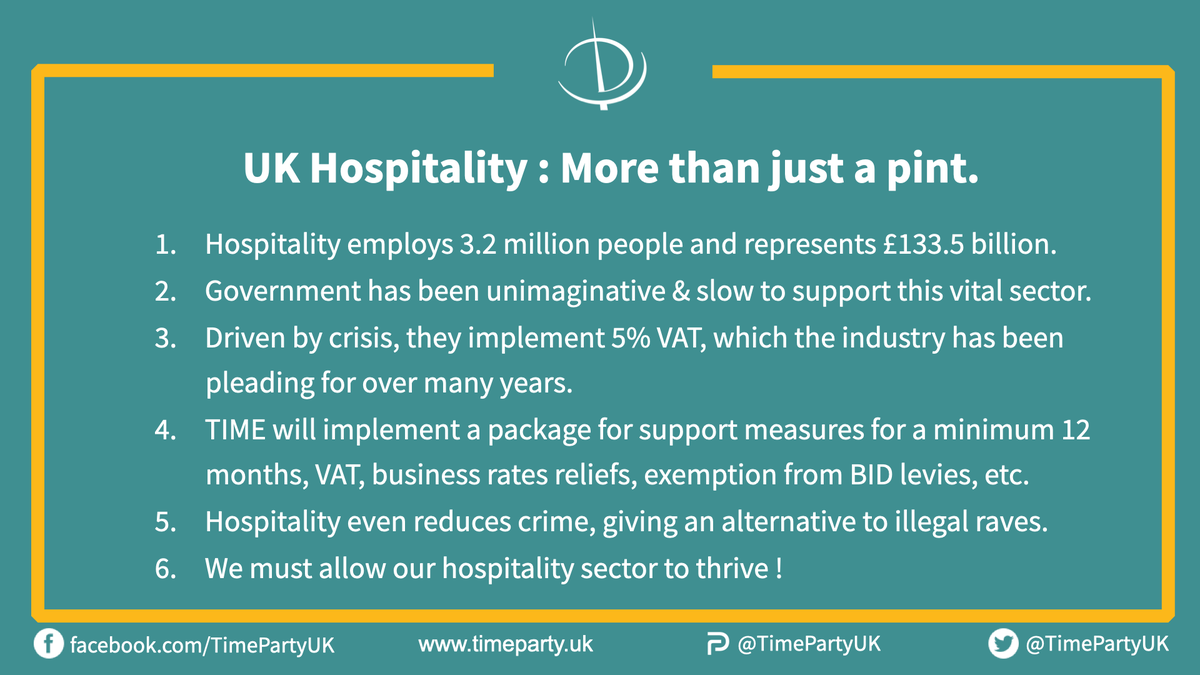 TimePartyUK's tweet photo. UK Hospitality: More than just a pint. https://t.co/0QwLWpOelH