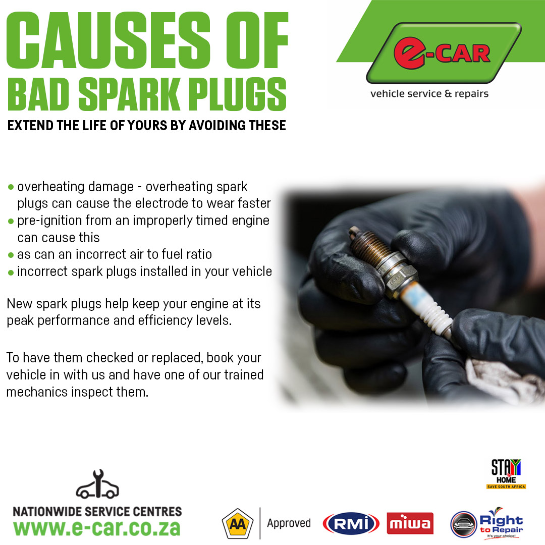 eCARAfrica's tweet image. Continuing to drive with worn out or damaged spark plugs can ultimately cause engine damage. It's best to avoid these situations. Book your vehicle in at e-CAR e-car.co.za/book-a-service/ #badsparkplugs #eCARAfrica #enginedamage