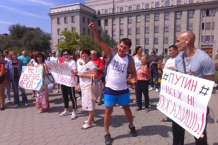 Протесты в Хабаровске почти никого не собрали - ряды митингующих редеют