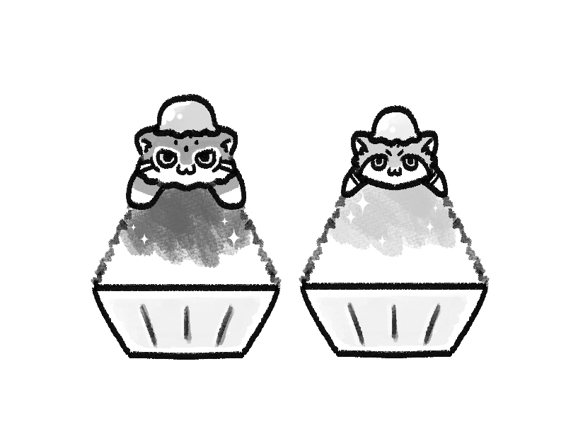 わー、かっこよくなt・・・ん???
#絵をモノクロにするとかっこいい 