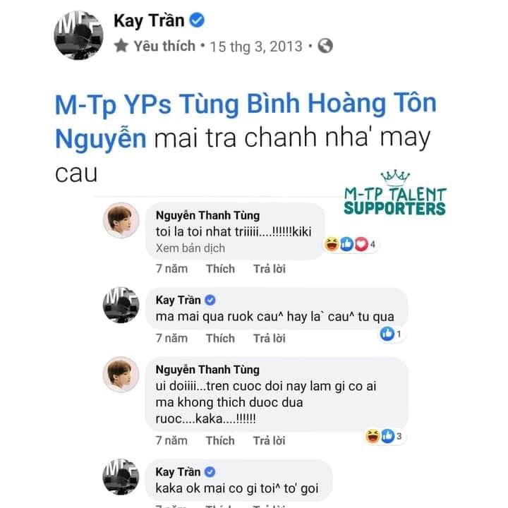nguyenonghanh's tweet photo. @mtptalent Mai trà chanh nha 🤣🤣 #CCYLD #CoChacYeuLaDay #MTPEntertainment #SonTungMTP #KayTran #MTPTalent #MTPgroup @mtpent_official @sontungmtp777 @kaytran0605 https://t.co/rjRobYYCm4