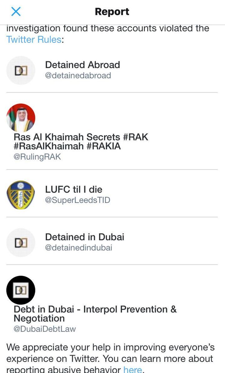 haighdavid's tweet photo. It’s great to see @TwitterSupport taking such rapid action to stop online abuse and harrasment and @mynewsdesk in shutting down fake news site Detained in Dubai and thier non stop abuse and troll accounts #Trollls https://t.co/9VIlNPowTd