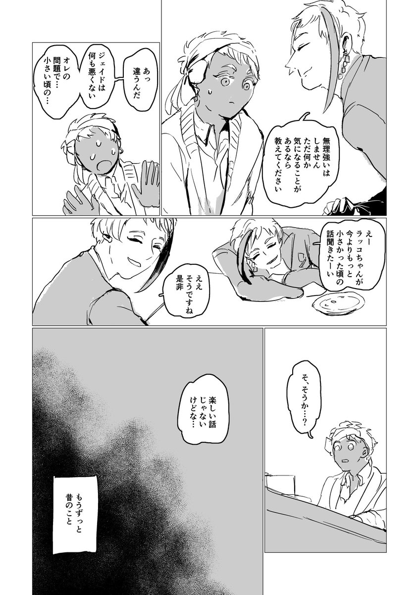 食べさせたいリ〜チ兄弟と食べてみたい?ちゃんの攻防  全6ページ ※捏造と幻覚と毒に苦しむ描写があります 