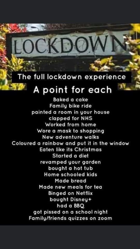 PFSDFUK's tweet image. How many points can you get......?

#Lockdownexperience