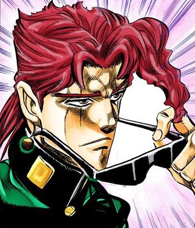 2. Kakyoin as either the Painter or Mechanic(Mechanics doll would be Heirophant Green)