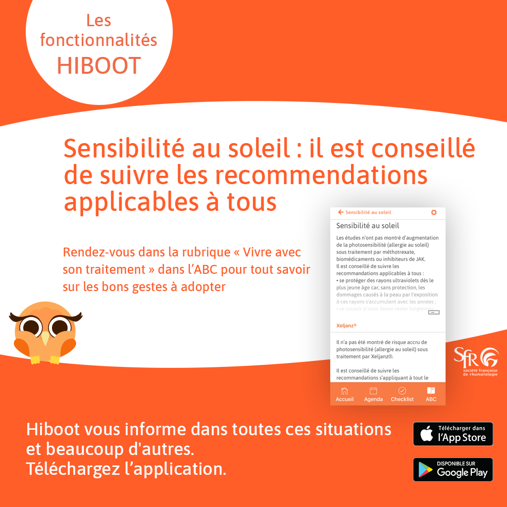 AppliHiboot's tweet photo. Envie d'une dose de soleil ? ❗Soyez vigilant  ❗ 
👉 Restez toujours informé avec l'#appli Hiboot
Androïd: https://t.co/frPrRTFhMW
Apple: https://t.co/ODQR3igt52
#spondy #rhumatismes #polyarthrite https://t.co/cN7QHHtBDa
