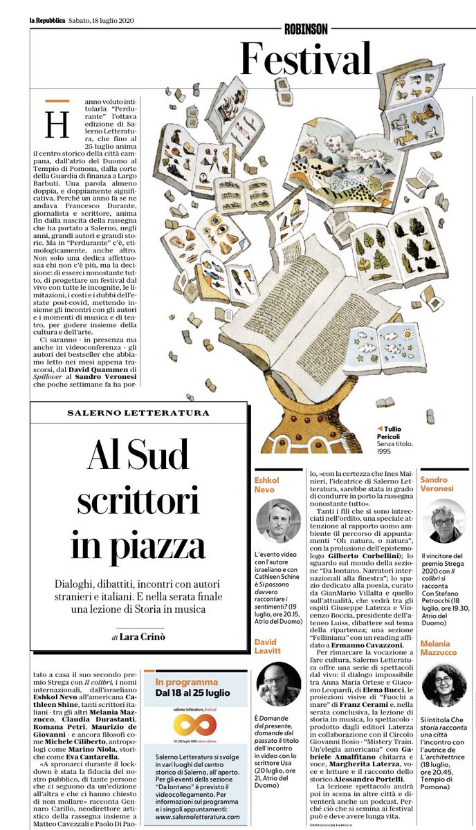GiCivi's tweet photo. “Quando scrivi di qualcuno fallo come se dovessi vendicarlo.”
Gustave Flaubert
Questa sera @fdaloja a @SaLetteratura
#perdurante
presenta #Corpispeciali ✨ 📖 @lanavediteseoed con #CorradoDeRosa
Salerno, Museo Diocesano, 19h30
@CasaLettori https://t.co/UmVUNIZTTK