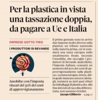 #PlasticTax pronto il raddoppio ITA+EU! Così la nostra filiera degli imballaggi andrà definitivamente a KO! #IncopetentialGoverno