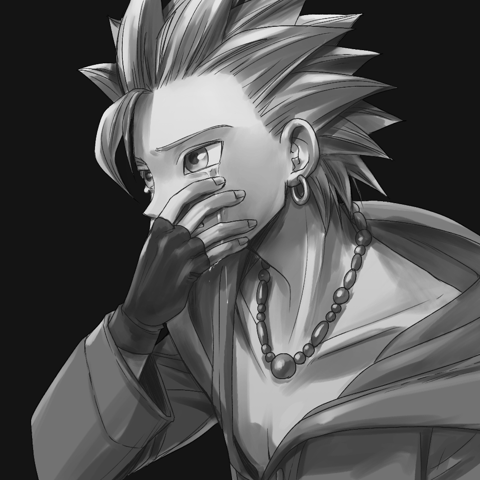 「#絵をモノクロにするとかっこいい
元々暗い絵のほうがかっこよくなる気がする? 」|ペクチンのイラスト