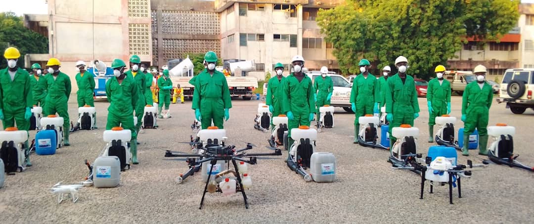 grace_me55's tweet photo. The Regional Minister of the Upper West Region, Hon. Hafiz Bin Salih giving a short address before the commencement of the Disinfection Exercise in the Region.
#ZoomlionDisinfects
@mlgrdgov 
@vectorpesgh 
@tv3_ghana 
@onua951fm 
@MGNewsGH 
@JoyNewsOnTV 
@anokyewaaba 
@iamaryee https://t.co/Mezfq06wuw