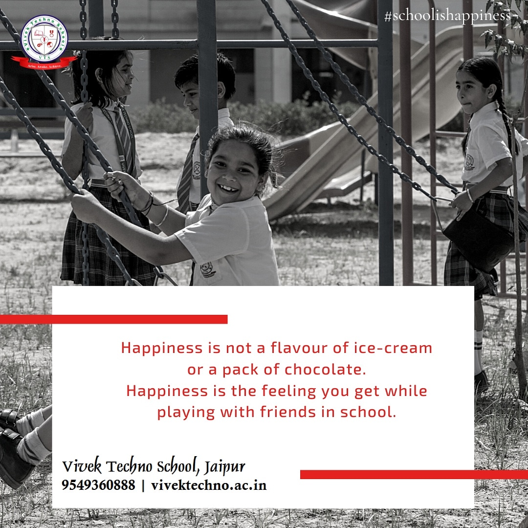 JaipurVts's tweet photo. #happinessisschool
Happiness is not a flavor of ice-cream or a pack of chocolate.
Happiness is the feeling you get while playing with friends in school.
#school #happiness #friends #masti #fun #schooldiaries #schooldays #adventures #children #kids #schoolsofjaipur #vtsjaipur https://t.co/g8v605yjrV