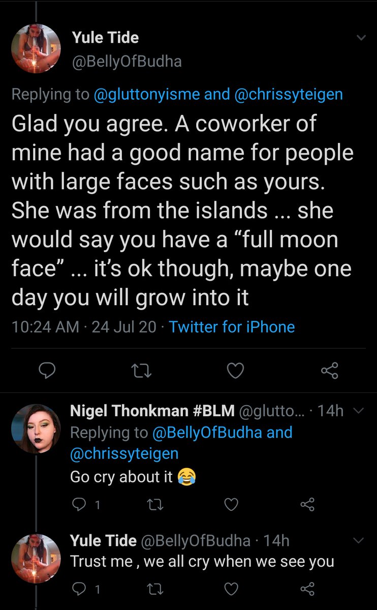 gluttonyisme's tweet photo. Also I would like to add the fact that my tweet is inappropriate but that does not mean i deserve to be sexualized or harrassed
I literally have 2 grown ass adults, stalking my profile to find tweets to harrass me with... And this is the only one they could find 😂 https://t.co/PNPfmy5iBW