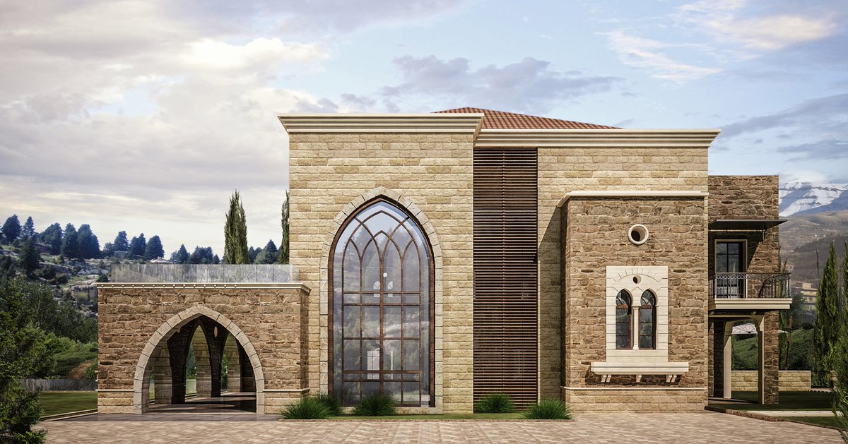 schemaseven's tweet photo. #Lebanese #house developed upon the globalization era tuning its internal &amp; external formations with various civilized styles exported from east &amp; west. #SchemaSeven focused on blending this house with its #urban &amp; #natural areas.🔗https://t.co/bxtPsB50uq #architecture https://t.co/UTQC5JzWHe