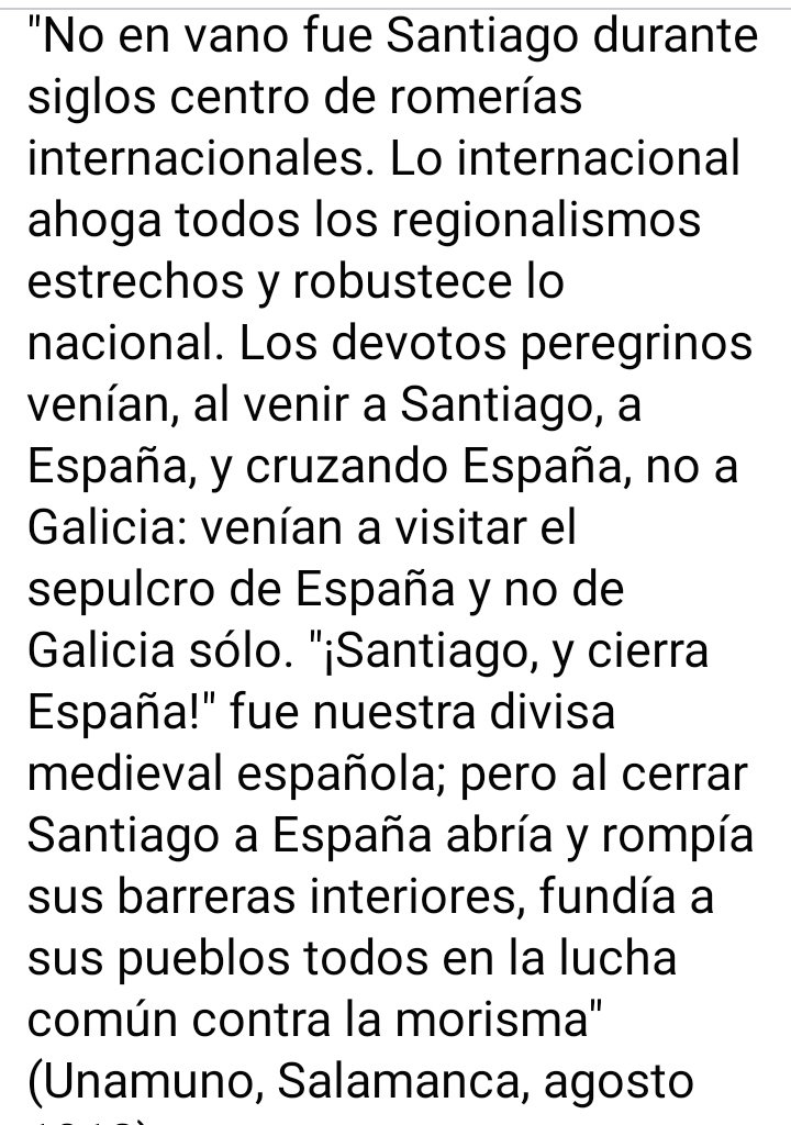 PedroInsua1's tweet photo. Unamuno sobre Santiago... y frente a su interpretación nazionalfragmentaria regionalista actual. https://t.co/iBjbdggrlE