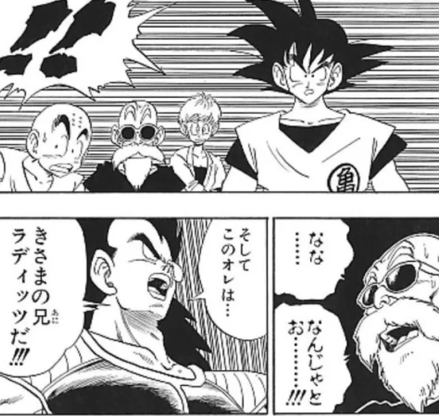 とこうなってくるのが思い出されるのは、本邦三大愚兄の一人、悟空の兄のラディッツで、このラディッツ、登場初期こそ強敵で現れるも、後に「泣き虫ラディッツ」と呼ばれ、フリーザ軍団ではサイバイマンレベルだったことがわかる。 