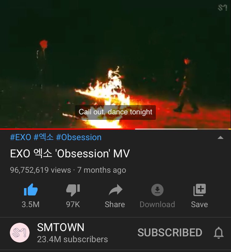 exo_dayy's tweet photo. Current number of views: 96,752,619
We’ll see how much we increased after this #OBSESSIONStreamingParty
#SaturdayOBSESSION
@weareoneEXO
We’ll end at 8pm KST. 😊 https://t.co/4dV496ytLG