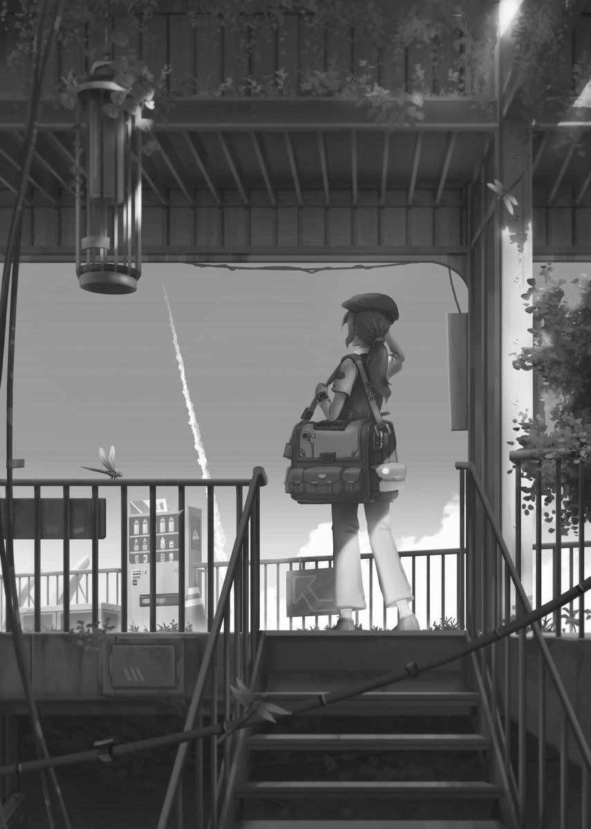 #絵をモノクロにするとかっこいい
かっこういいよりフワッと感じ 