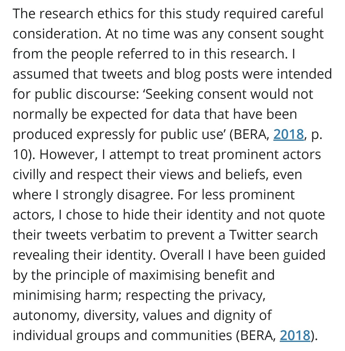 15 can you tell I have spare brain space today?Anyway, as a complete aside, there are some concerns over the research ethics, not least of all because a politically partisan blog is treated as an academic source. Which is a bit suss. But back to it.