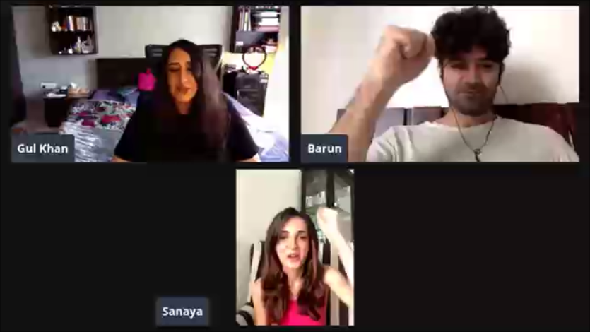 I_am_Madiha's tweet photo. My babies teasing and imitating each other's exciting cheers even after all these yearsβ£οΈπ€£
A journey from being co-stars and friends at an award show to being family and next door neighboursππ€§ #SaRun #SPA2012 #Quarentine2020 https://t.co/lUO5xSvXqv