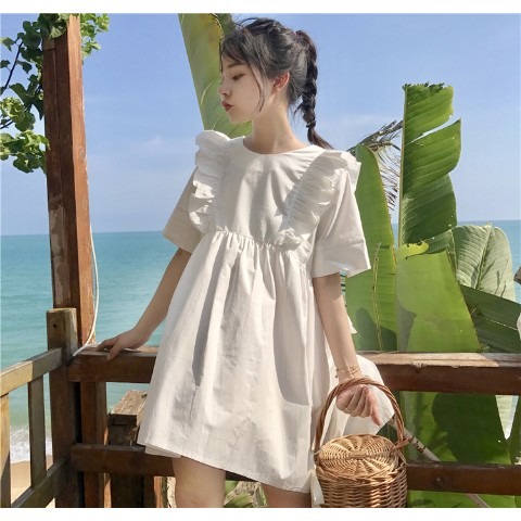 公式 ヴィレッジヴァンガード 真夏のフリルワンピース T Co Frj0qjkssj さっと着られて楽チン なのにかわいい 夏はワンピースがいいですよね コットン素材の真っ白ワンピ 今の季節に超オススメです