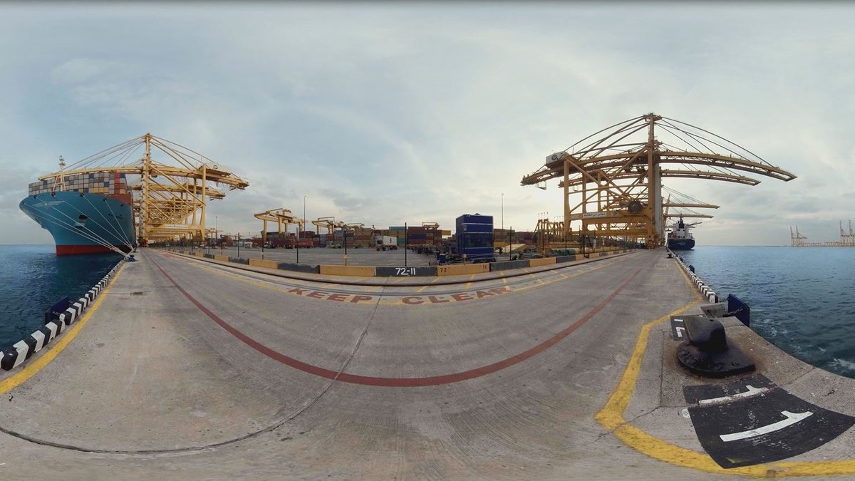 Maersk's tweet photo. Watch the Maersk Triple-E 360 tour and find out how one of the largest container vessels on the planet helps Maersk and its brands connect the world. Take the tour today: https://t.co/1vLODpSeFR 

Learn more here: https://t.co/3DMq4qLd2a
#Maersk #AlltheWay #MaerskMoments #TripleE https://t.co/7IX2xFh1D1