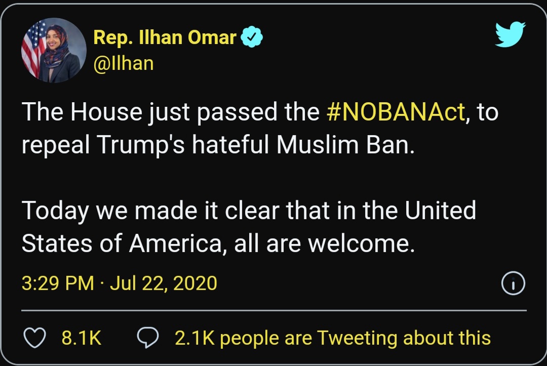 iExit9's tweet photo. Did you know @HouseDemocrats passed a #NoBanAct 2 days ago?
Also NOTICE the 'Hindu Named' so-called Indian-American communist & !$L@M!$ts descent
Don't forget to check out @JoeBiden's statement
Democtats HAVE/WILL RUIN #NationalSecurity of America.
#HindusForTrump #iExitLeft https://t.co/p4nvkWuhUT