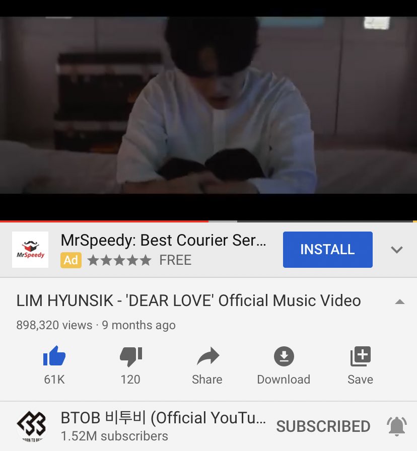 Dear Love view count streaming thread 25JULY2020 5:33PM KST898,320ALMOST 900K IM GOING TO CRY 