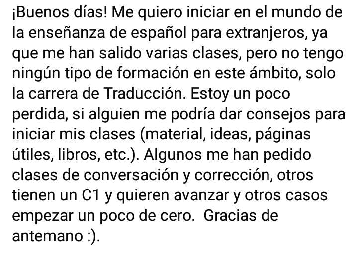 No he estudiado Traducción, pero me han salido varias traducciones. Una es una novela, otra es un cómic, otra es un manual de instrucciones. ¿Me podéis dar unos consejillos o materiales? <a href="/ProfesionELE/">Profesión ELE</a> 🤦🏻‍♀️ #CambiemosELE