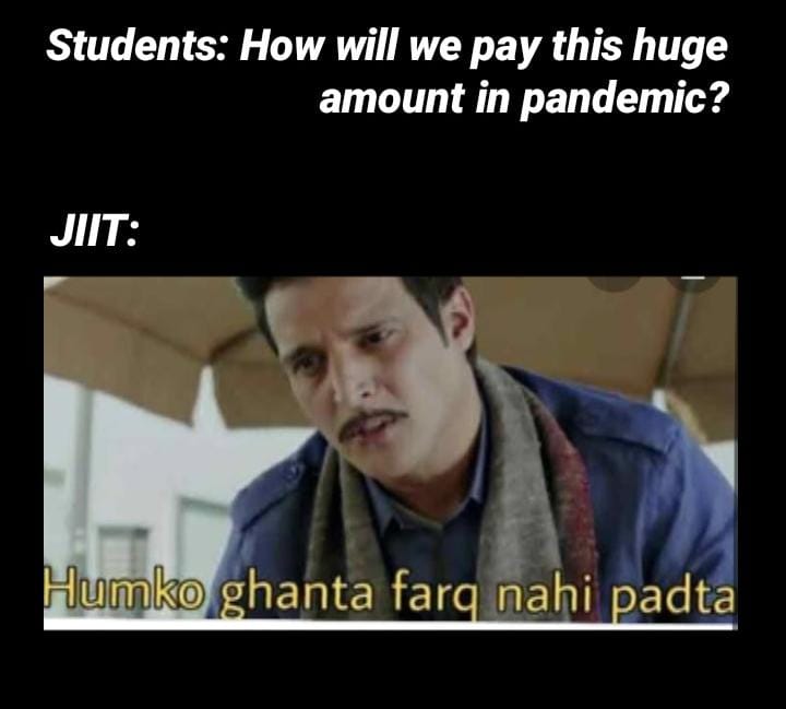 DivyanshiNarula's tweet photo. #JAYPEEFEES kam kro https://t.co/YredyJNnv0