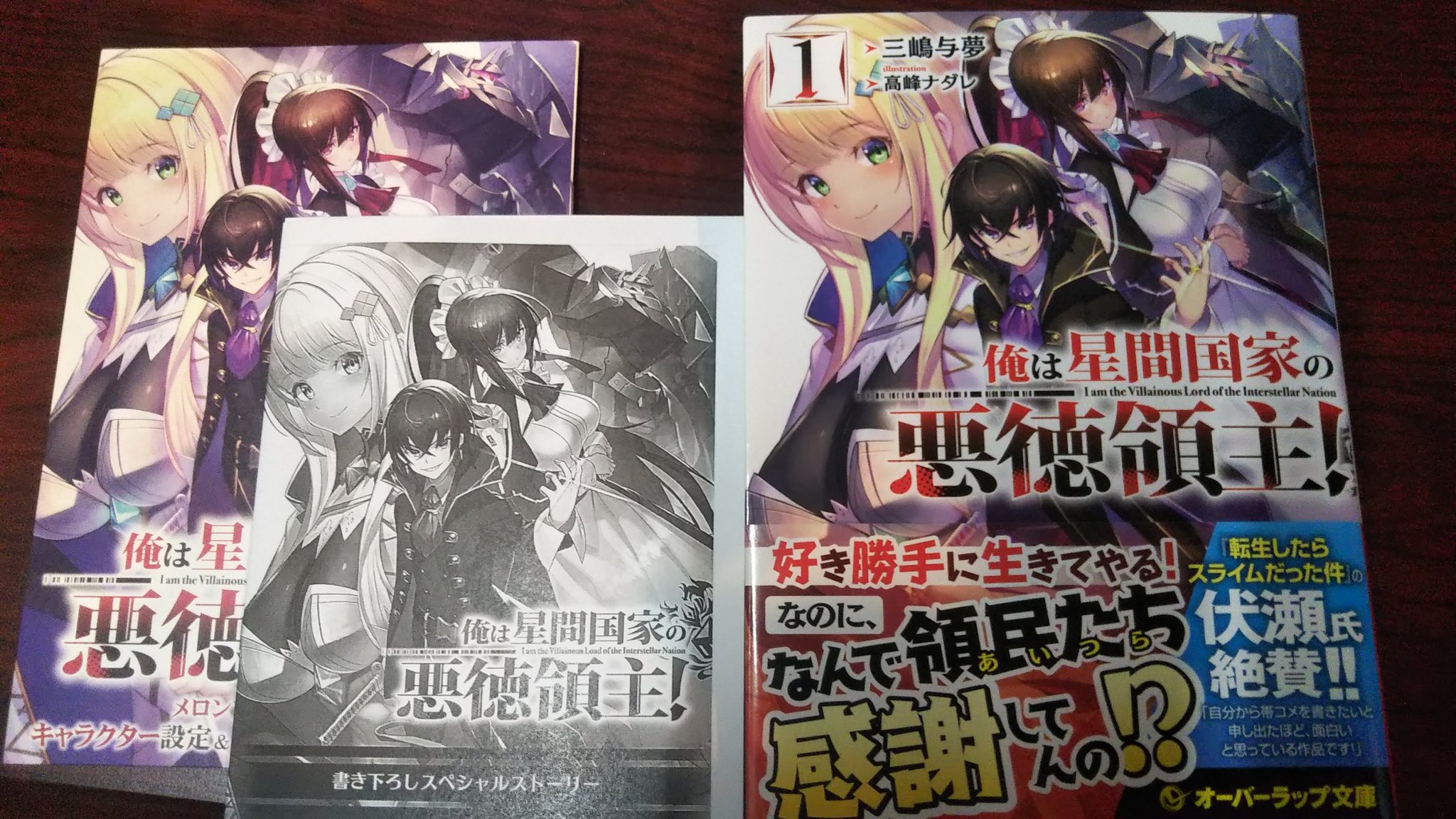 ｌ田深愚 俺は星間国家の悪徳領主 帰りにメロンで買ってきた パラパラ挿し絵を見てみれば けしからん口絵とニアスの残念可愛さがとてもよろしい