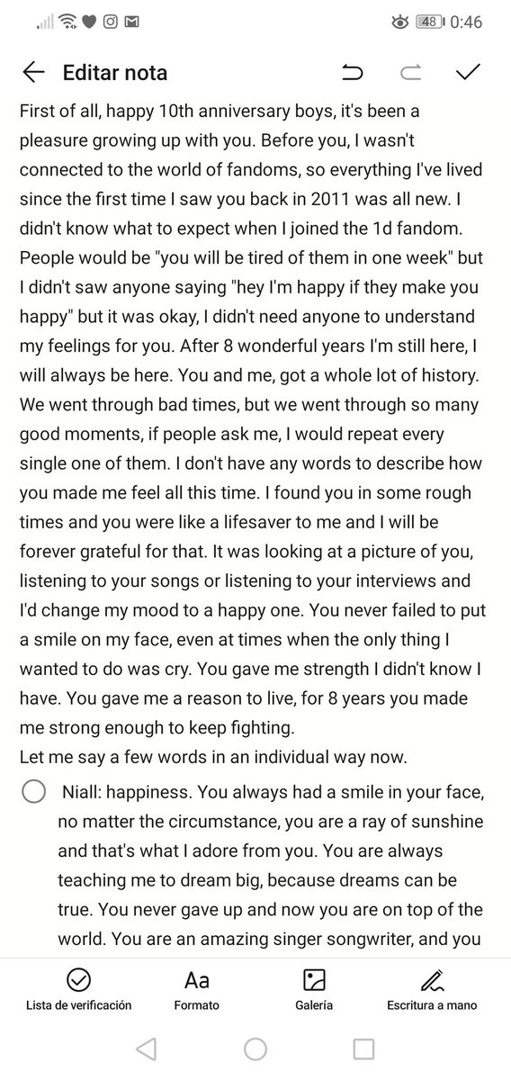 softy1d's tweet photo. Open letter from me to the boys. Thank you. @Harry_Styles @NiallOfficial @Louis_Tomlinson @LiamPayne @zaynmalik @onedirection https://t.co/8cpTDTHsKY