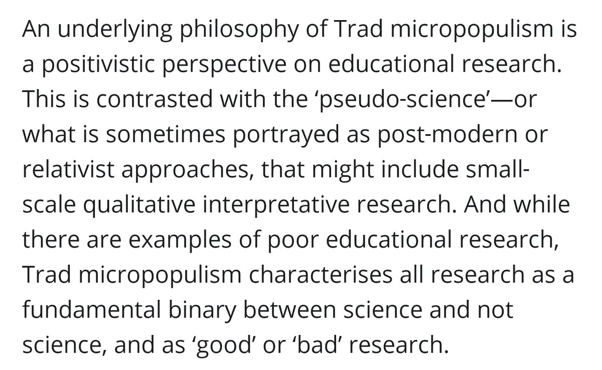 23. Science: Those monstrous trads thinking there is good research and bad research. You know what? If research isn't well put together and organised, it is bad research. Sometimes, rarely, life actually is binary.