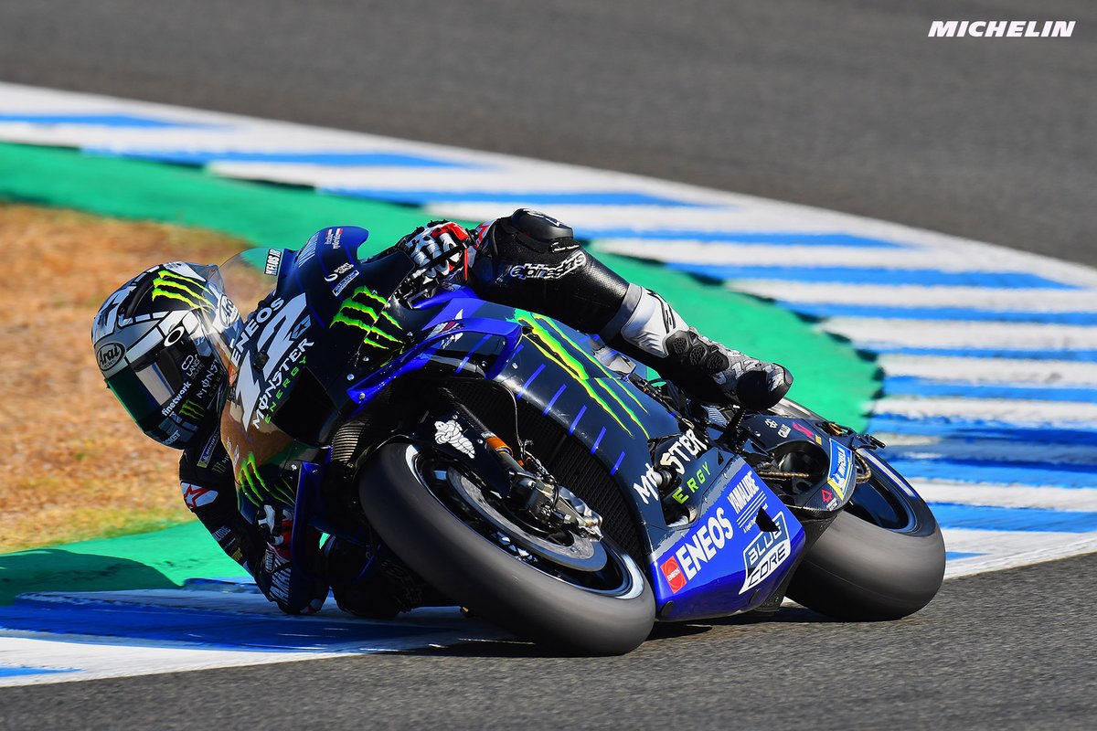 Michelin_Sport's tweet photo. .@mvkoficial12 leads the way after FP3 ahead of @FabioQ20. The 2 riders broke the @circuitodejerez track record  

Can they go faster in QP2 this afternoon?

#AndaluciaGP #MichelinMotoGP #UltimateGrip https://t.co/FjLStKWq4K