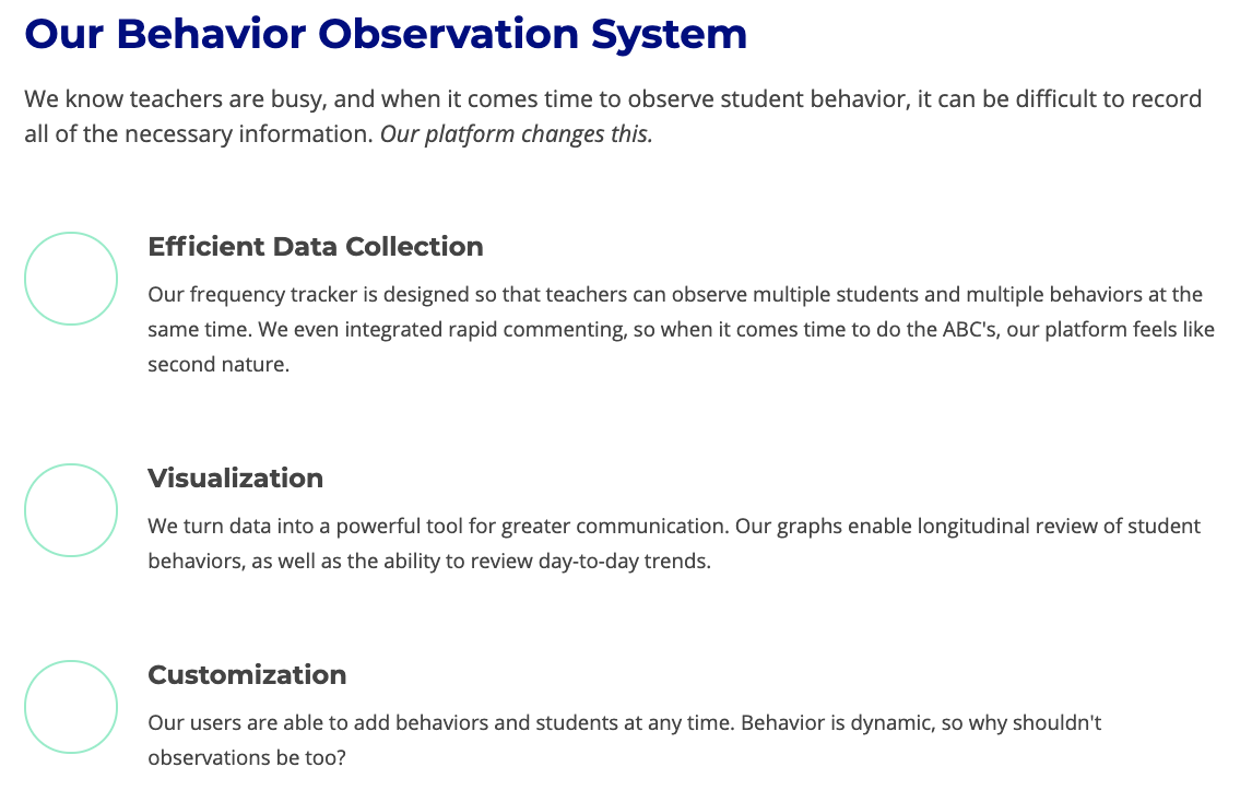 GageVentures's tweet photo. Never heard of Gage? We are all about optimizing student behavior analysis! 

Here is a little more on the WHY our product helps so much in the classroom 📊🙌🏼

#behavioranalysis #track #education #BigDataAnalytics #data #visualization #efficiency #specialeducation #specialed https://t.co/M4tSRcwgtS