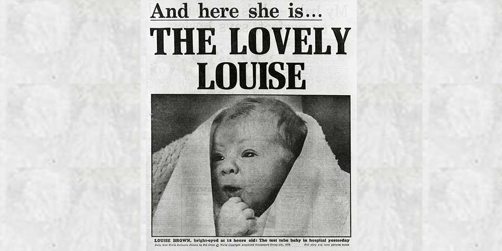 #OnThisDay in 1978, <a href="/LouiseJoyBrown/">Louise Brown</a>, the world’s first IVF baby, was born. Happy birthday Louise!