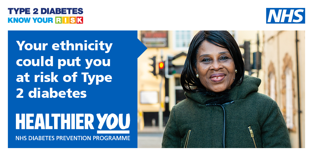 RoyalSurrey's tweet photo. Type 2 diabetes is two to four times more likely in
people of South Asian descent and Black Caribbean or
Black African descent. Thatโs why itโs really important
that you find out if you are at risk. To find out more information, visit: https://t.co/MsHLsU7BCY
#PreventType2 https://t.co/acbtbOZ5VB