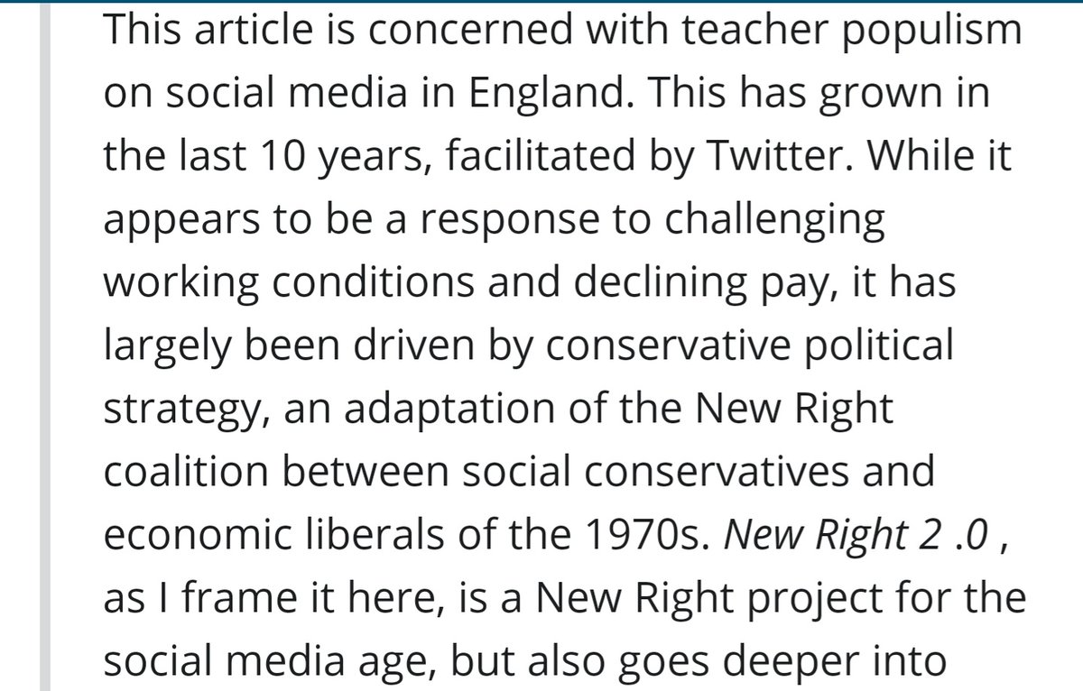 29. Anyway.As an article, there are some problems. Is  #edutwitter polarised?Yup.Does it get worse in the 6 weeks of hate? Apparently so. Does this article do anything to fix the problems? No.