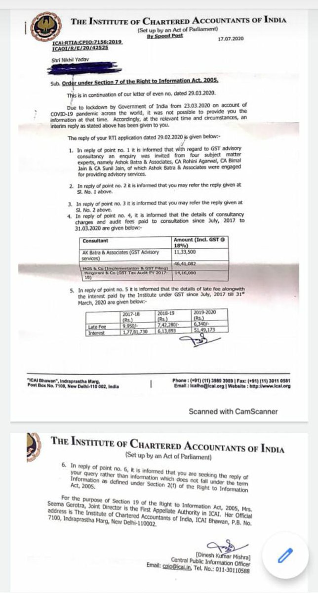 khuranavivek's tweet photo. Is it true @theicai 
Plz give clarification on this.
How we can guide our clients about late payment, interest?
This is when many CCMs &amp; our Worthy President @atulguptagst is GST Expert.
Every CCM should Answer to Members and Students for misutlising the Funds. @JambusariaNihar https://t.co/IdrUhWvn4U
