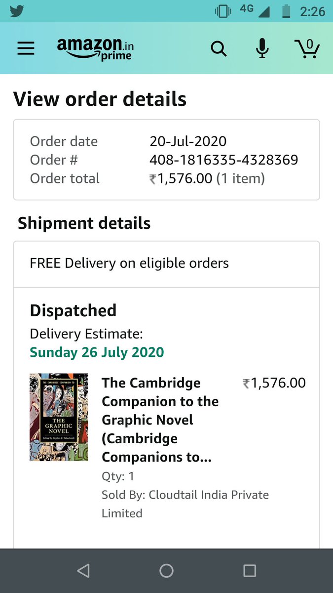 Manish_RSolanki's tweet image. @JeffBezos Sir this is to request you to redress my complaint regarding my order on @amazonIN as no proper resolution has been offered by the customer care @amazonIN . I'm attaching screenshots of order details &amp;amp; status of my order on my 'Your Orders' section. Hope to get help.