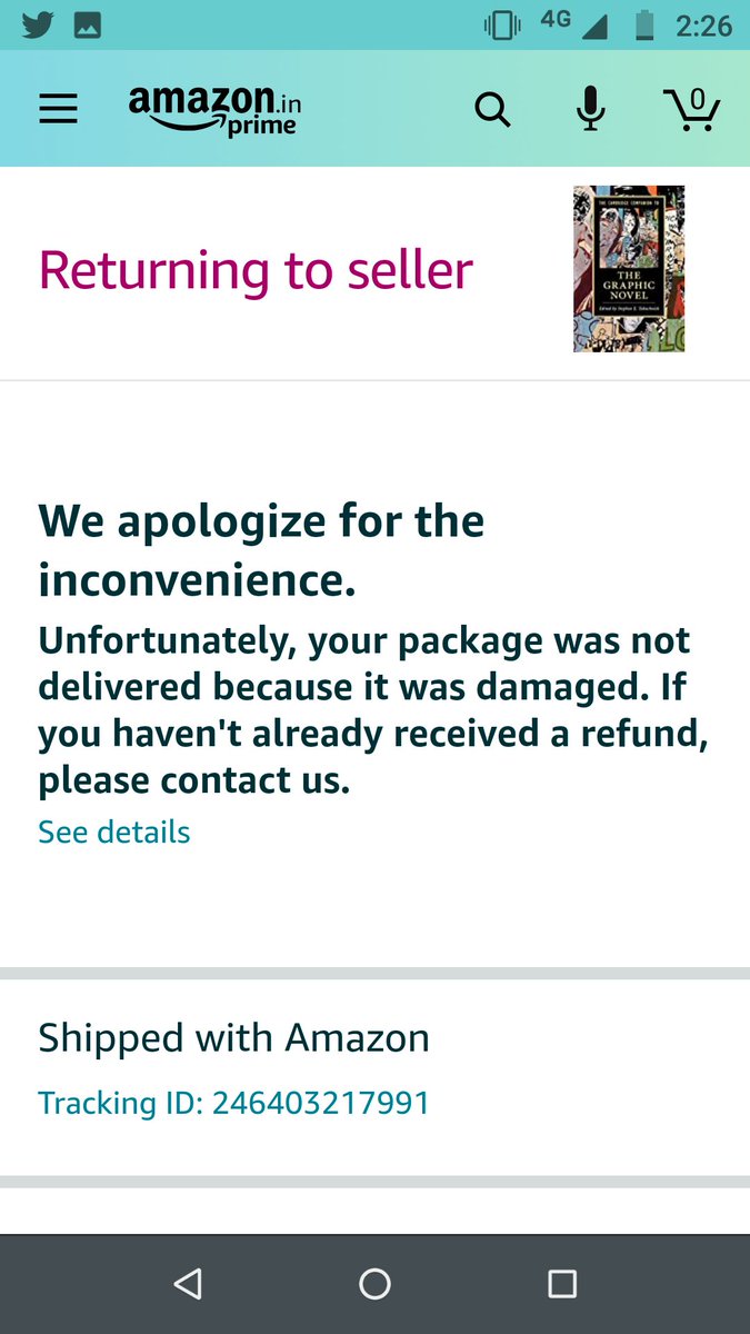 Manish_RSolanki's tweet image. @JeffBezos Sir this is to request you to redress my complaint regarding my order on @amazonIN as no proper resolution has been offered by the customer care @amazonIN . I'm attaching screenshots of order details &amp;amp; status of my order on my 'Your Orders' section. Hope to get help.