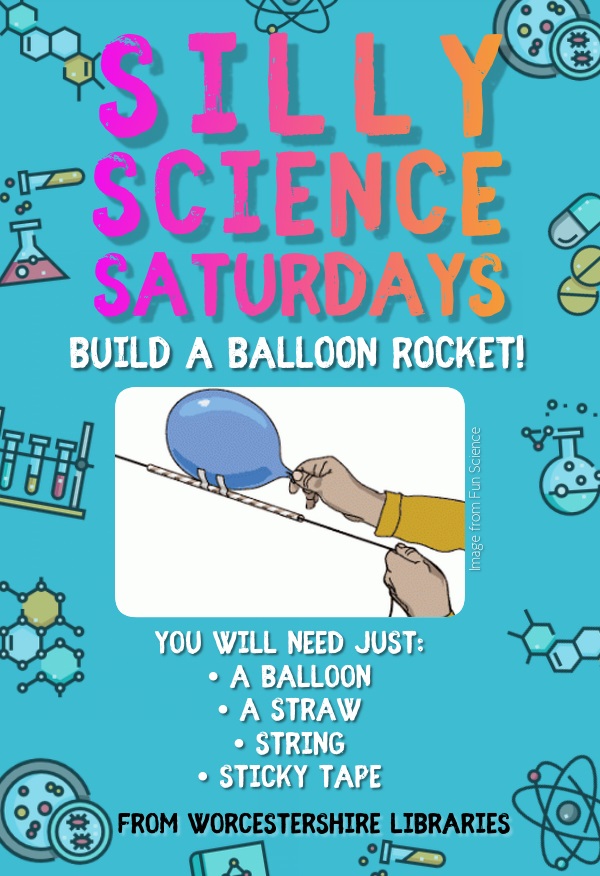 TheHiveWorcs's tweet photo. Itβs Silly Science Saturday! Try out a physics experiment this week and build your own flying balloon rocket! πππ©βπ¬ Youβll need just a balloon, string, a straw, and some tape and then watch it fly! #STEM #STEAM #LibrariesFromHome #SillyScienceSaturdays #SillySquad #SRC https://t.co/cUCisE0ori