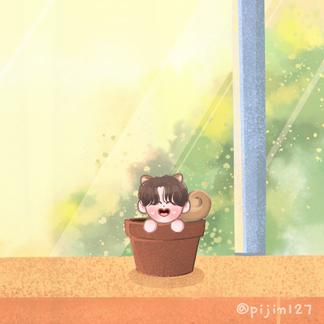 Pijin127's tweet photo. Squirrel Hobi's ability
#HopeClub 
@BTS_twt
#bts #hobi #btsfanarts #JHOPE #JungHoseok https://t.co/7KcvxQcdi0