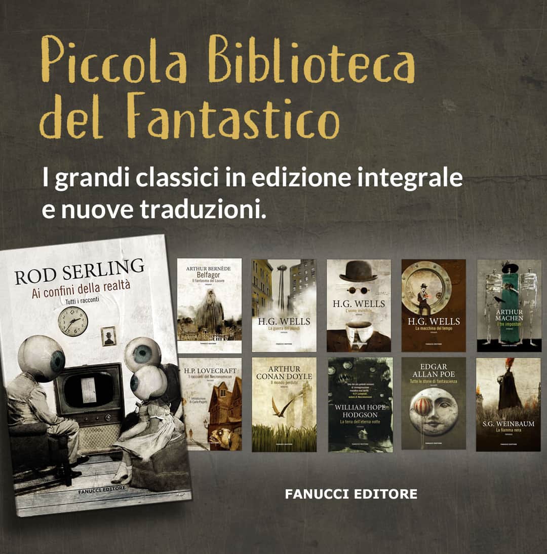 Rod Serling si aggiunge alla bella collana "Piccola Biblioteca del Fantastico" di <a href="/fanuccieditore/">Fanucci Editore</a>

#novità #libri #books
